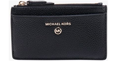 michael kors black card holder|michael kors card holder price.